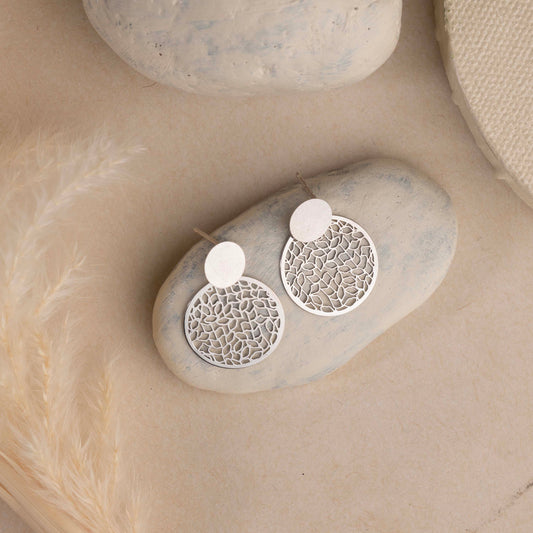 sterling silver aesthetic earrings|925 silver earrings|gift for her
