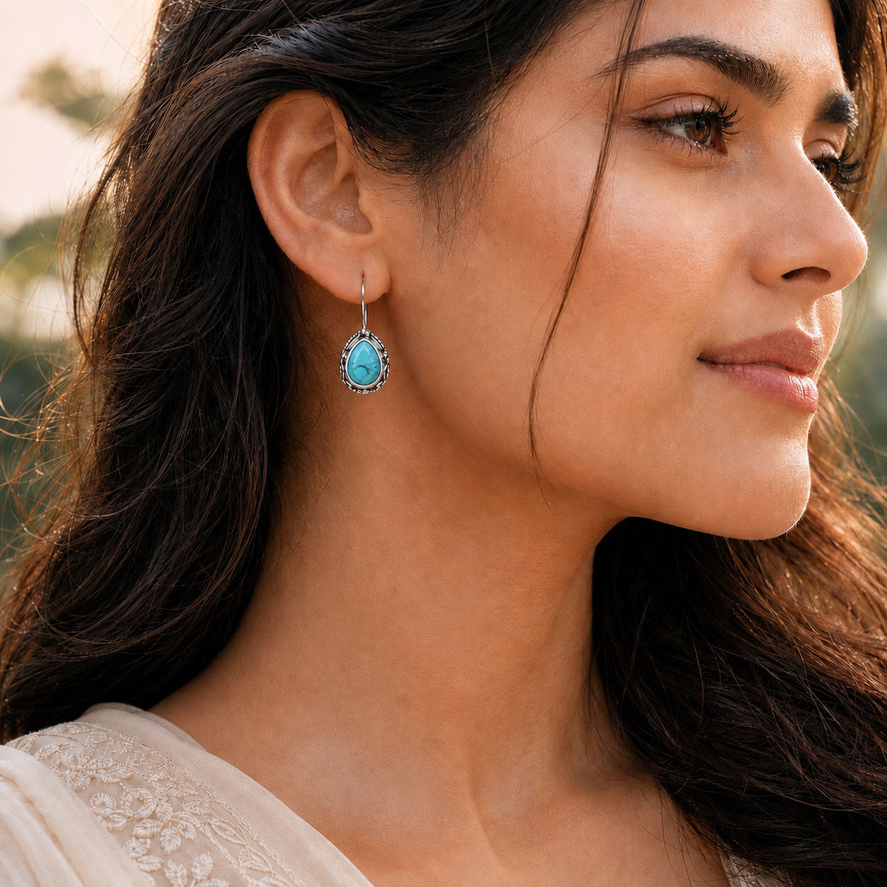 Classic Silver Drop Earrings