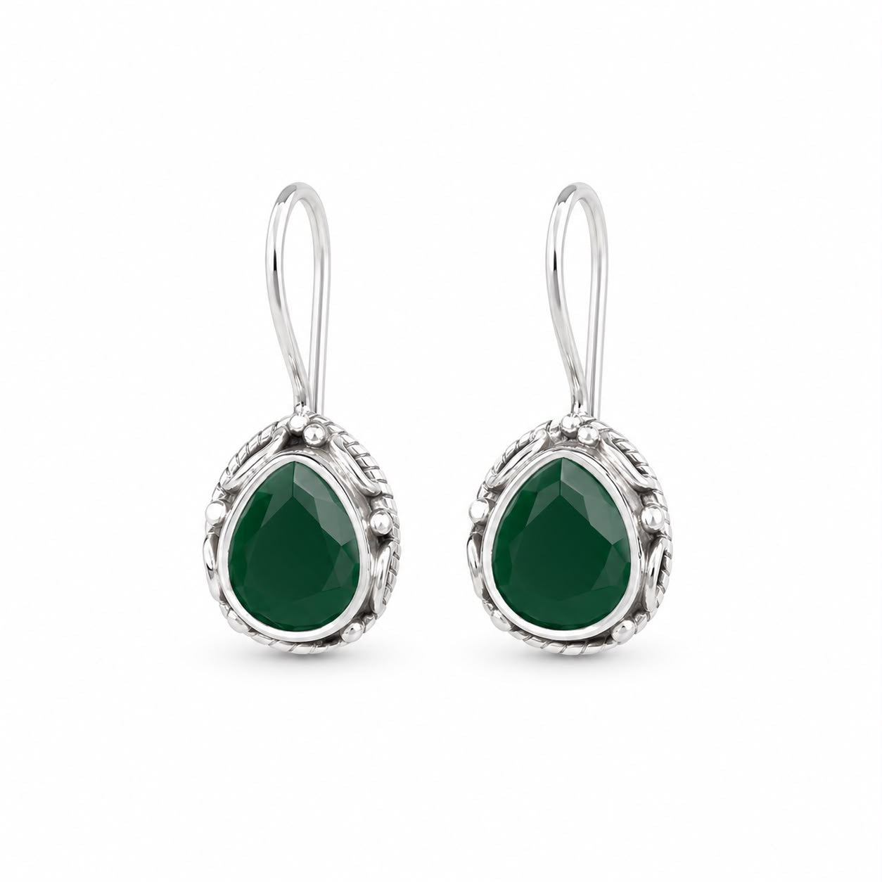 Classic Silver Drop Earrings