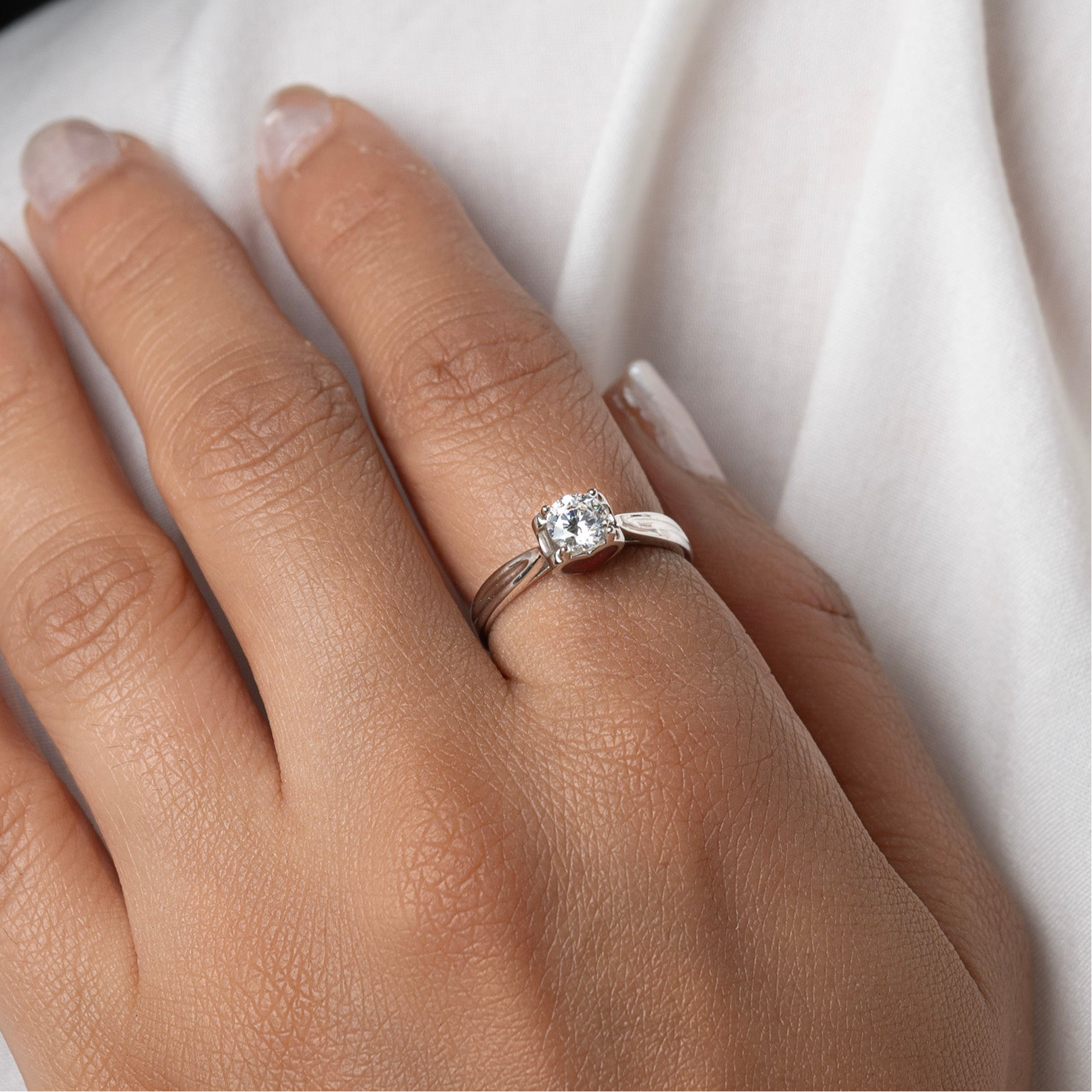 Silver Classic Heart Ring