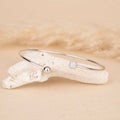 Silver CZ Ball Cuff