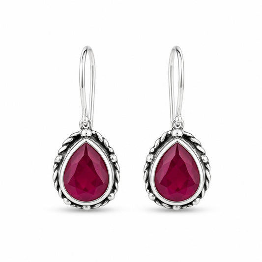 Classic Silver Drop Earrings