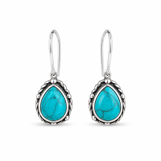 Classic Silver Drop Earrings