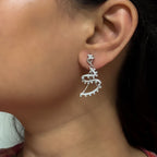 CZ Silver Earrings