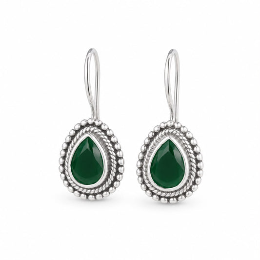 Silver Drop Earrings