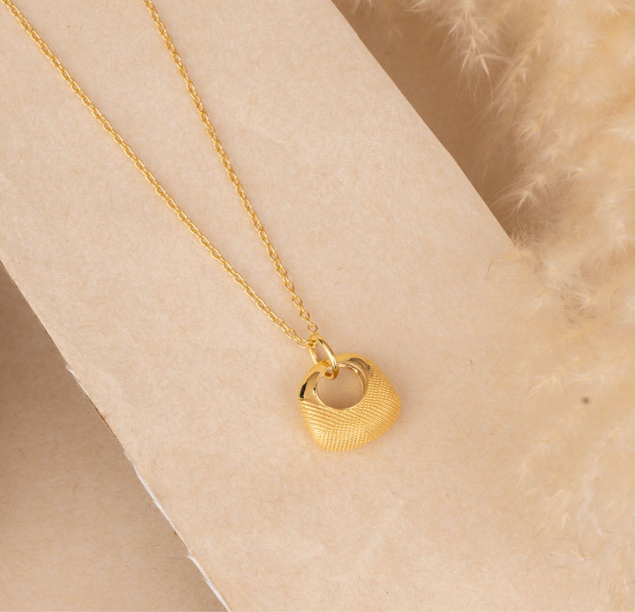 Golden Purse Neckalce