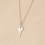 Silver Key Neck Chain