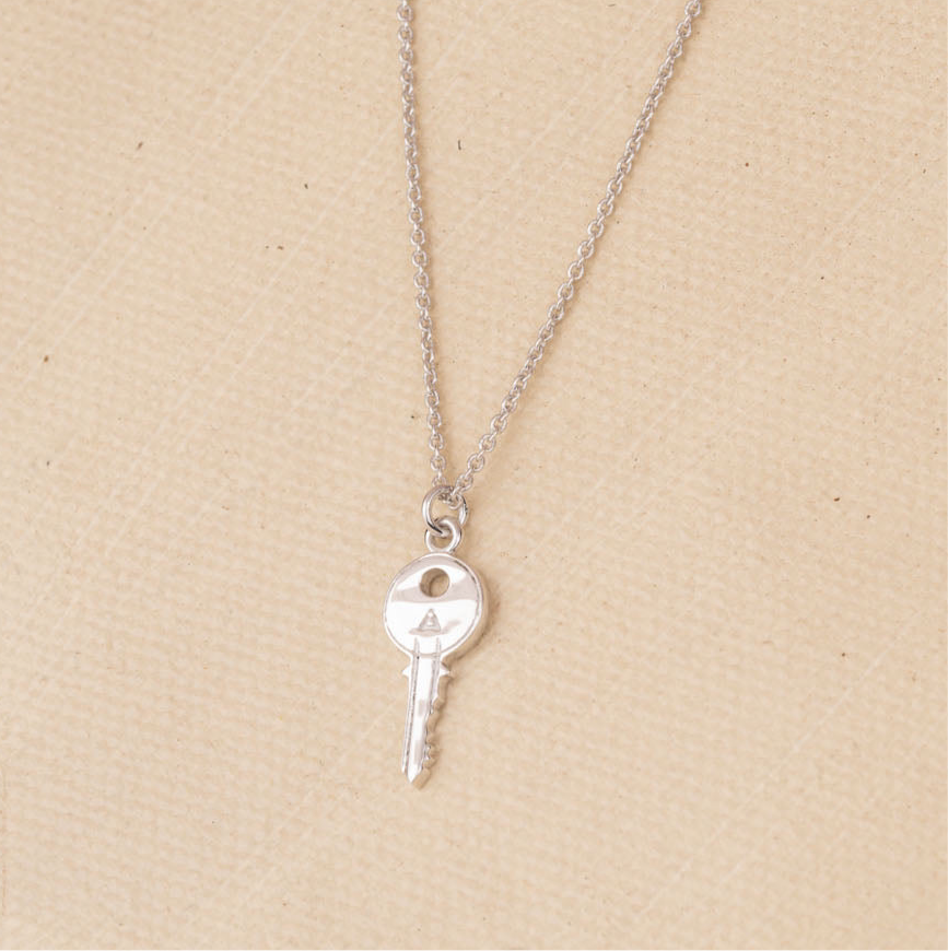 Silver Key Neck Chain