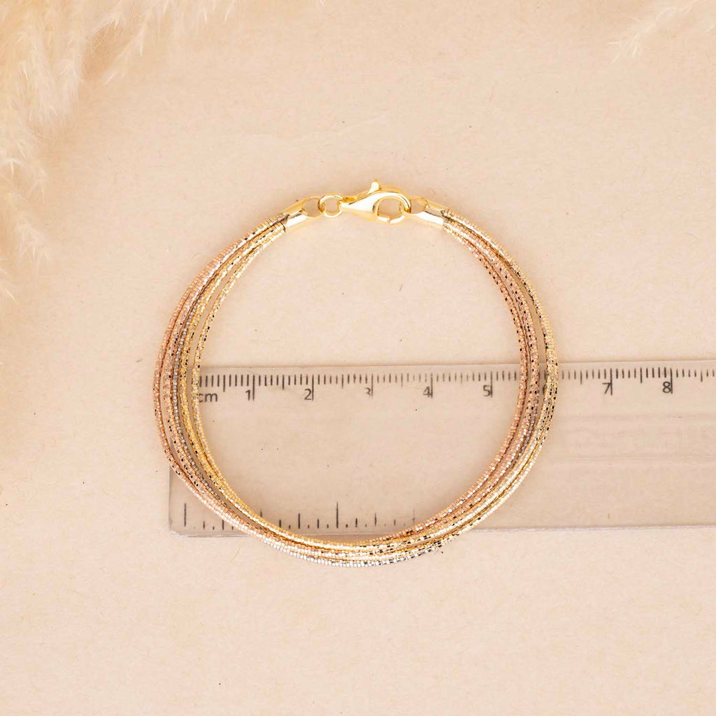 5 Lines Silver Bracelet