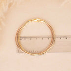 5 Lines Silver Bracelet