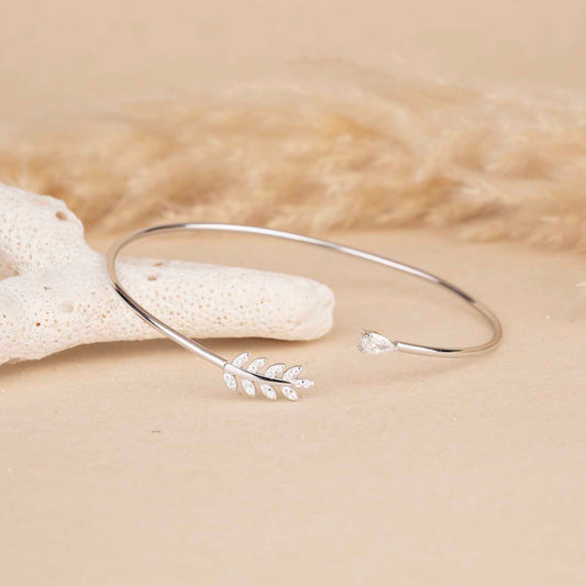 Silver CZ Cuff