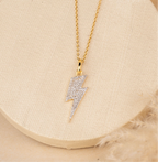 Gold Lightning Necklace