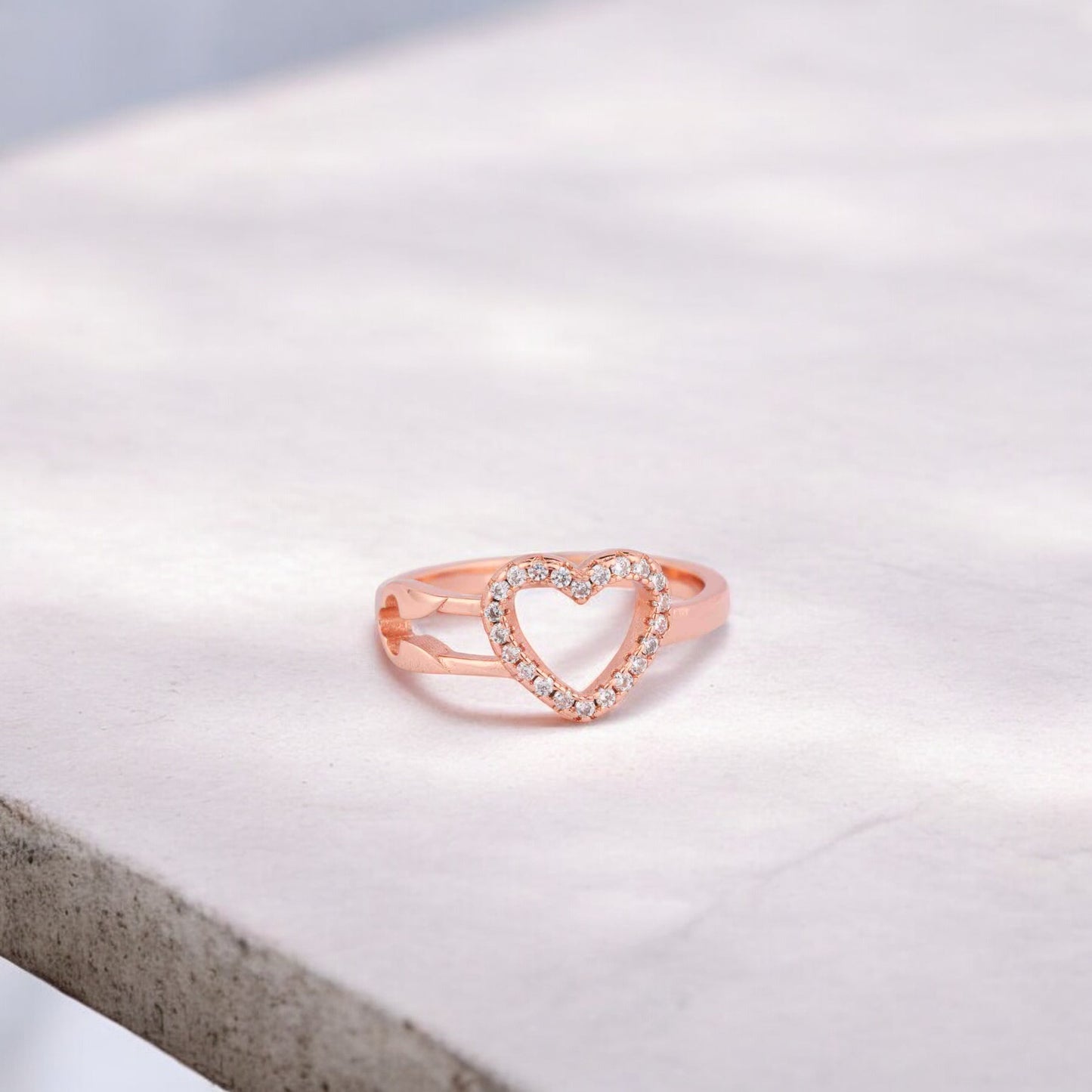 Silver Heart Ring