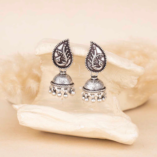 Silver Jhumka