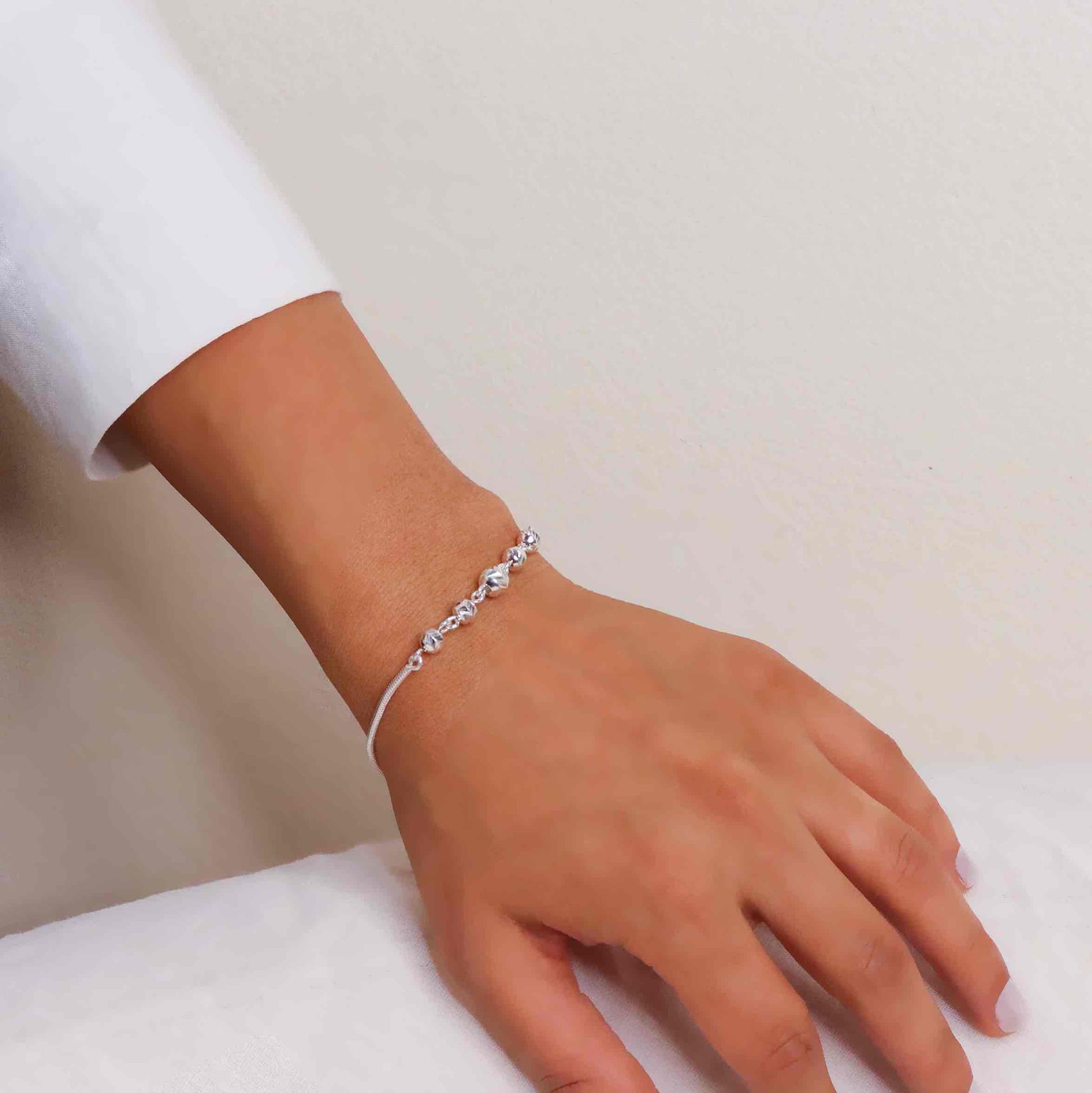 bracelet for women           pure silver bracelet for women anniversary gift for wife        best birthday gift for girlfriend wife       birthday gifts for women           buy jewelry online   