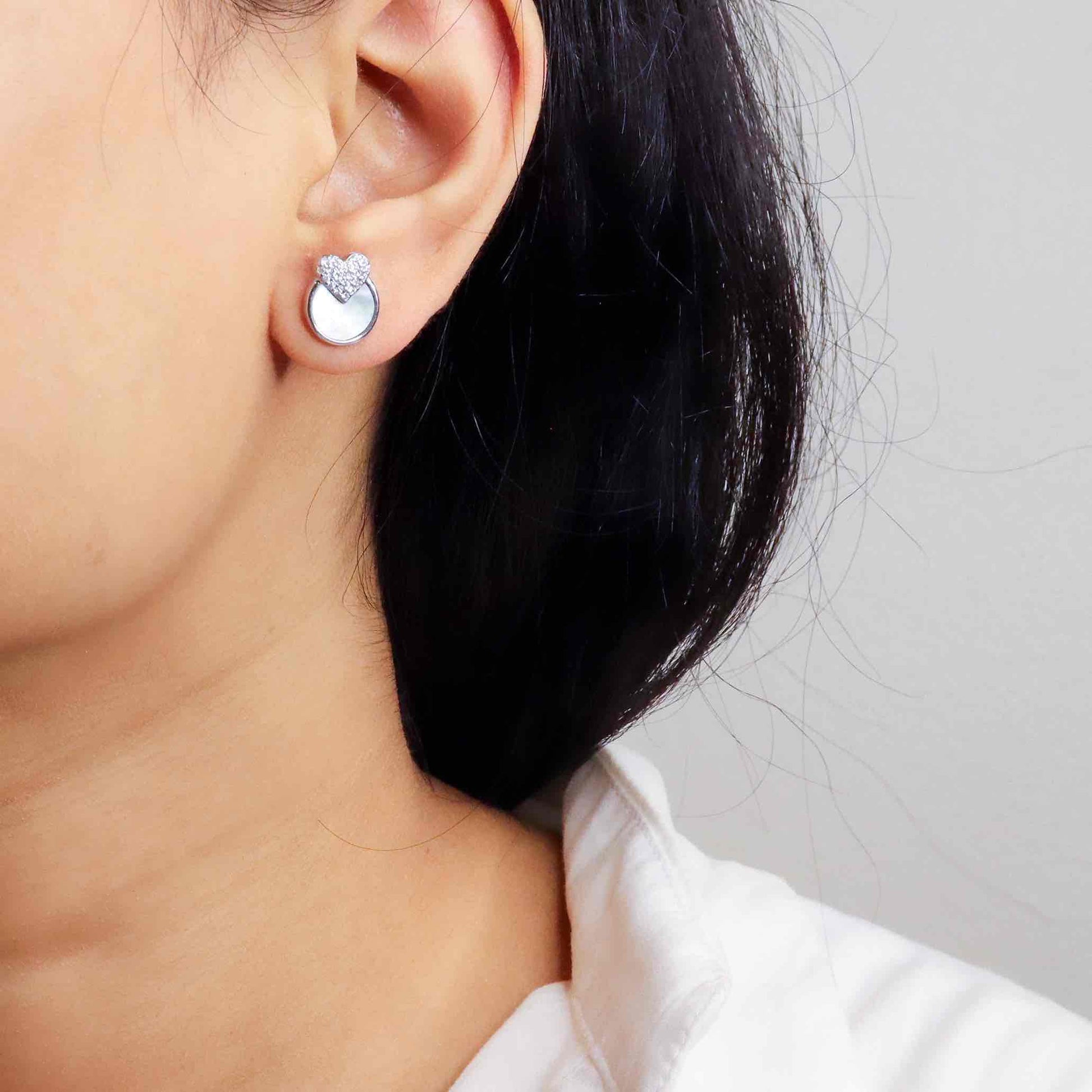 Timeless silver studs exuding simple elegance and subtle sophistication