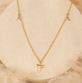Gold Dangling Triangles Chain