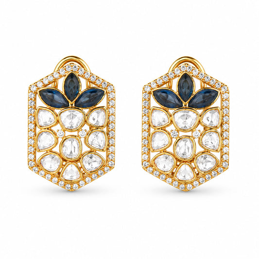 Polki Kundan Earrings