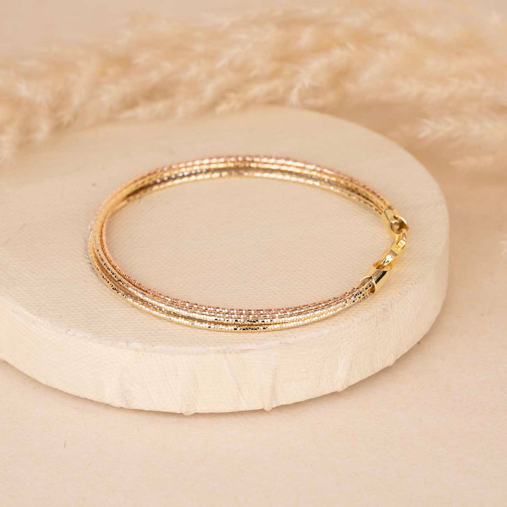 5 Lines Silver Bracelet