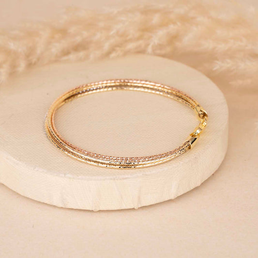 5 Lines Silver Bracelet