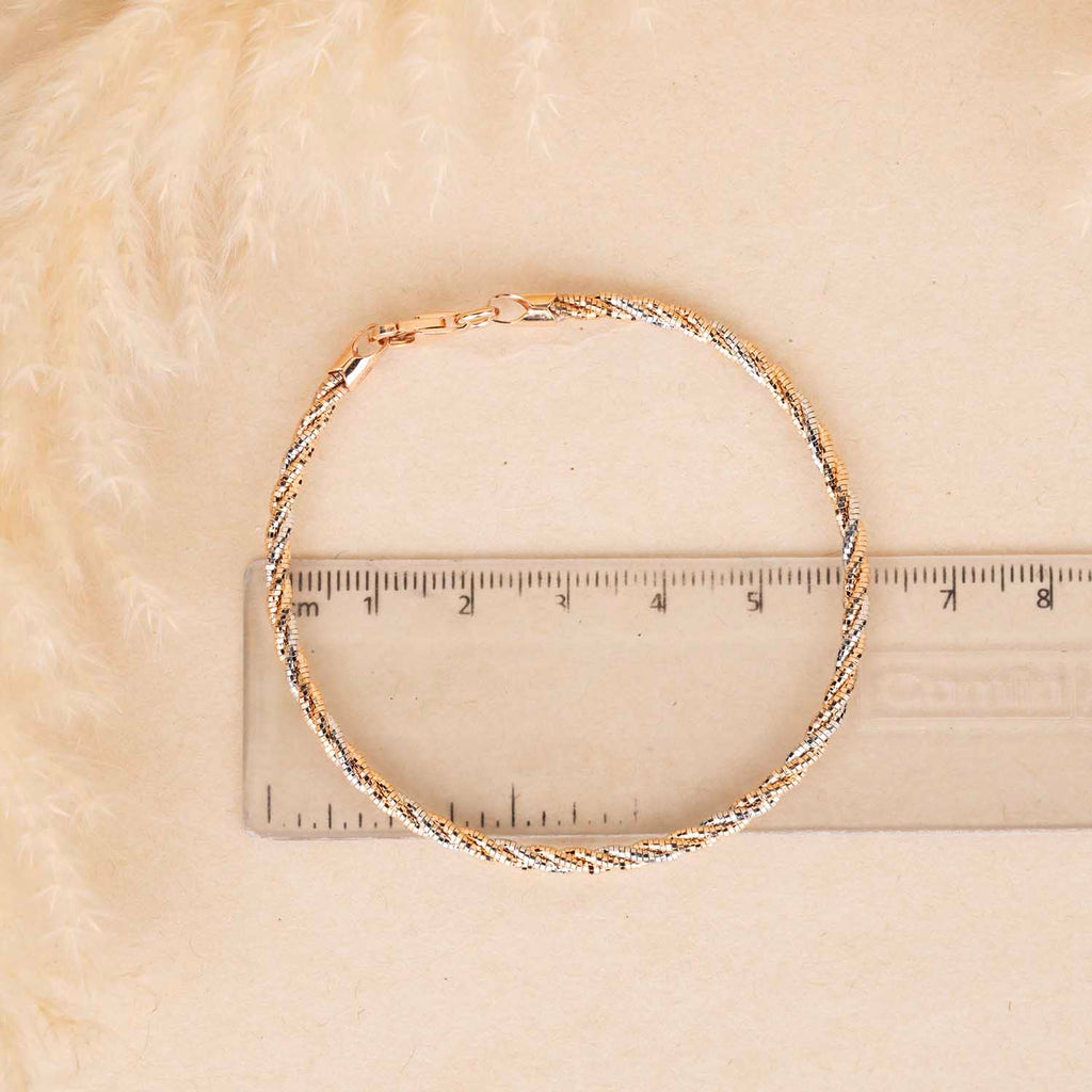 Silver  Two Tone Bracelet