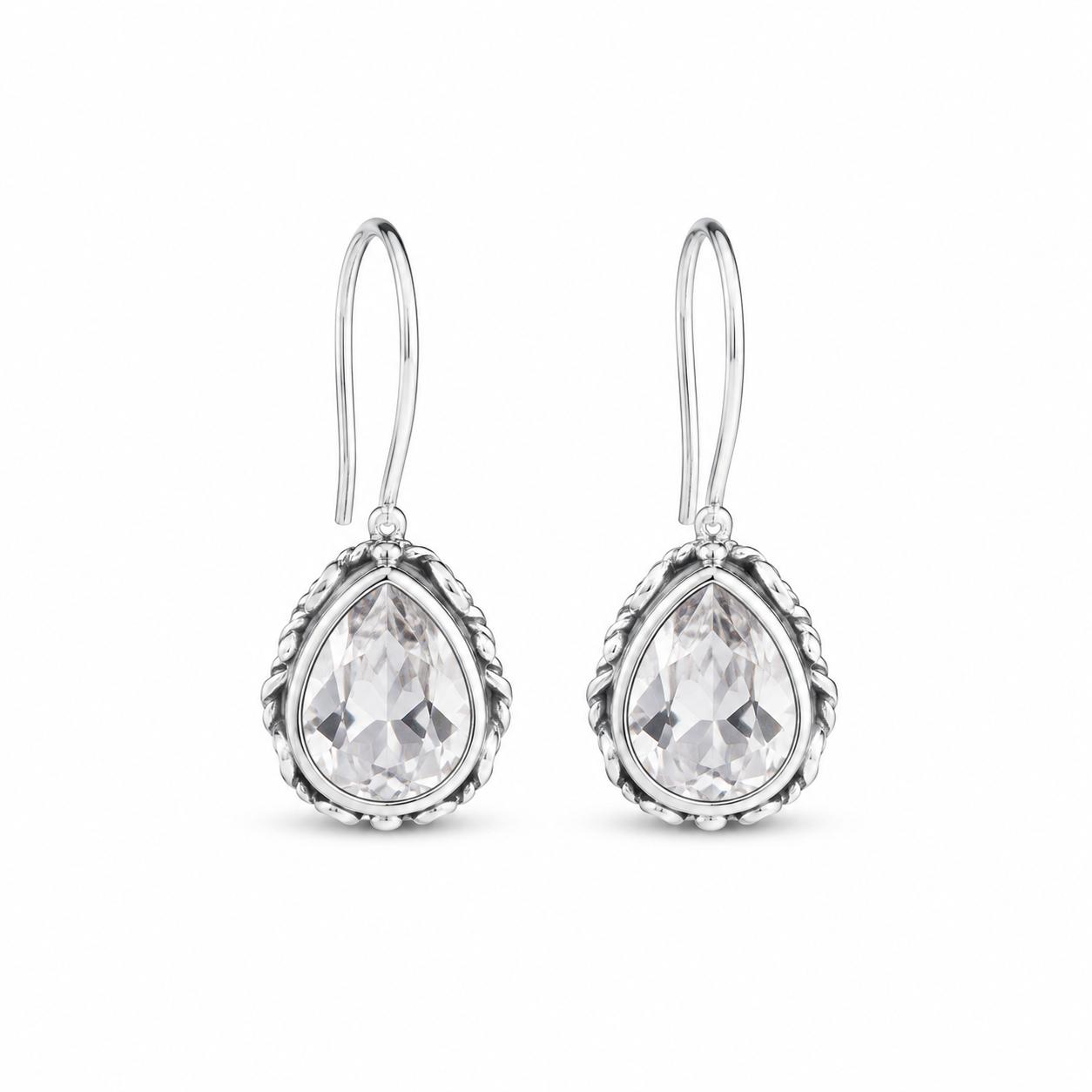 Classic Silver Drop Earrings