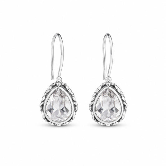Classic Silver Drop Earrings