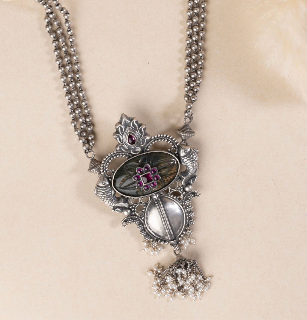 Statement Silver Necklace