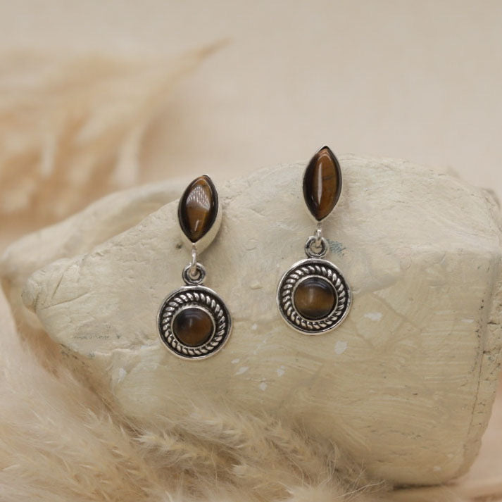 Tiger's Eye Earrings