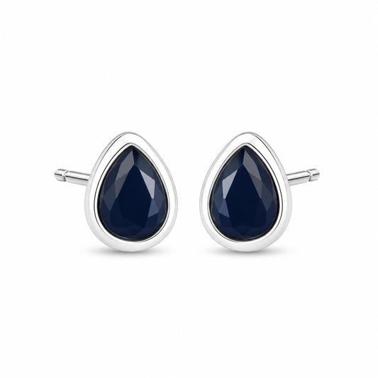 Silver Drop Studs