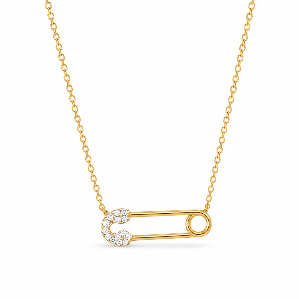Golden Pin Necklace