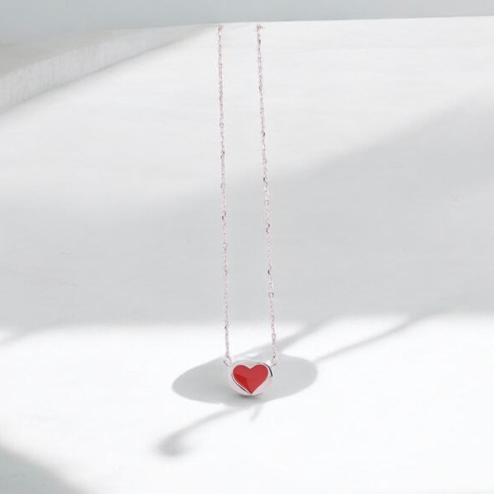 Silver Heart Neck Chain