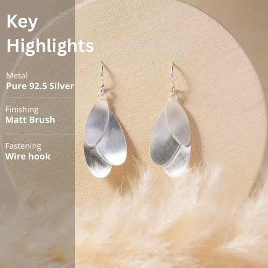 Silver Dangling Earrings