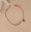 Silver Rose Gold Bracelet
