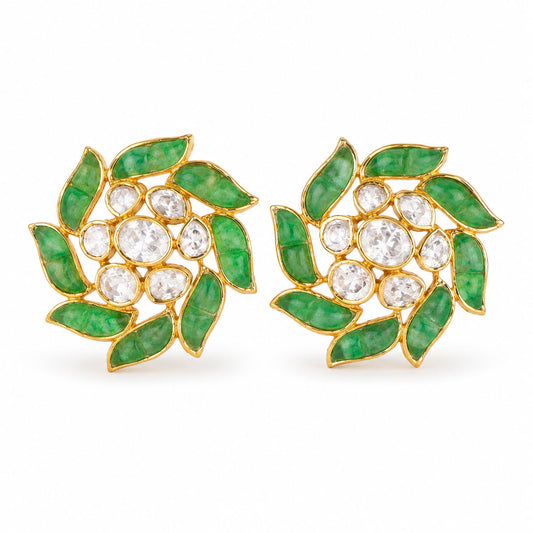 Polki Kundan Earrings