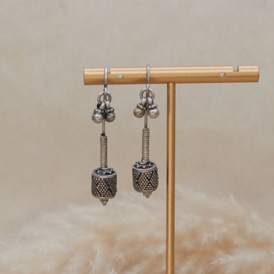 Oxidised Silver Earrings