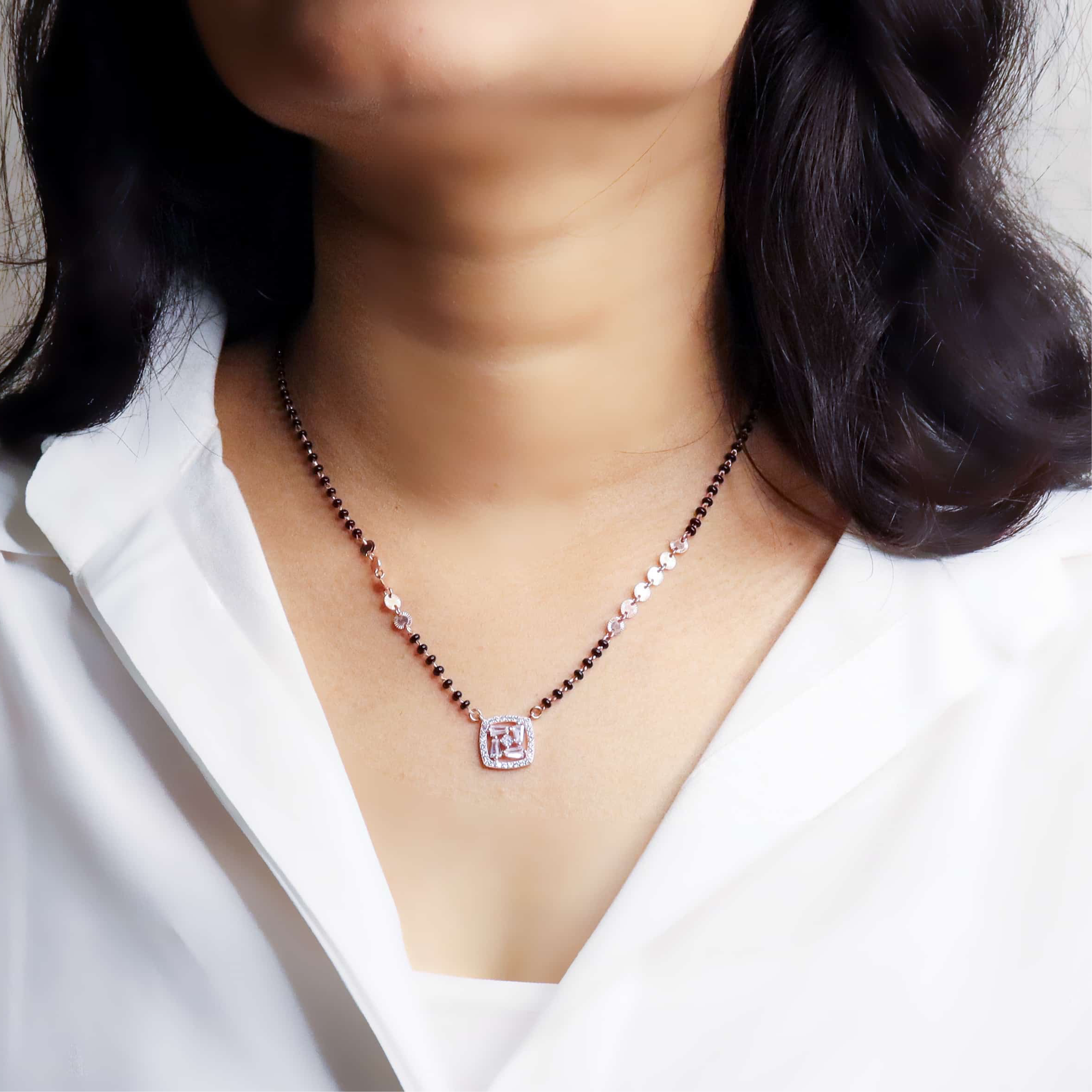Ahana Silver Mangalsutra