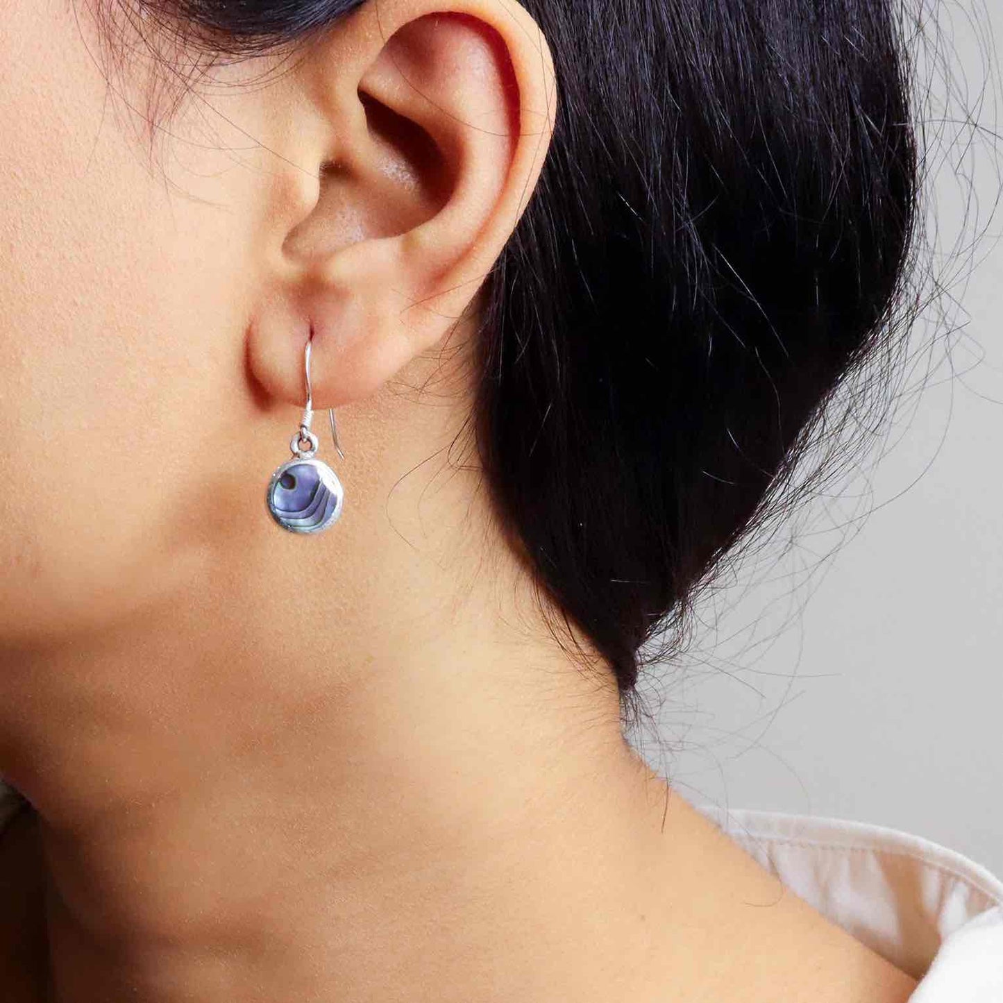 Stylish silver earrings featuring a sleek and modern design for everyday elegance