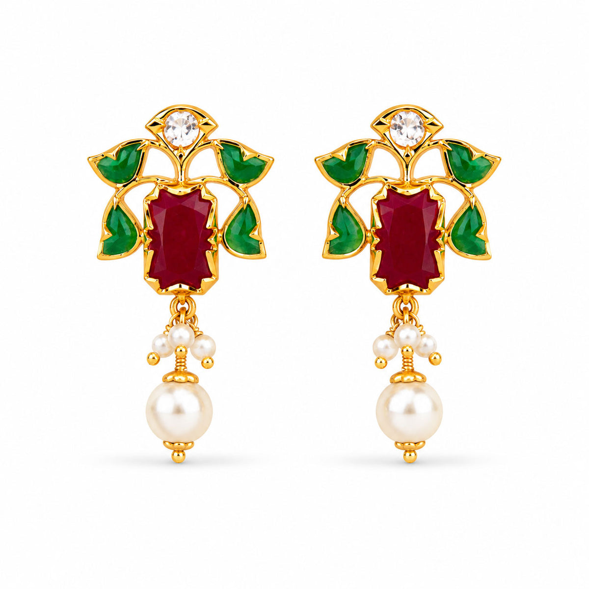 Polki Kundan Earrings