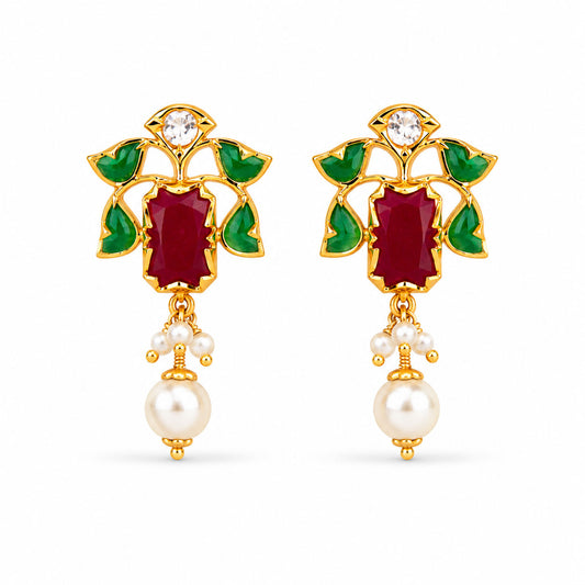 Polki Kundan Earrings