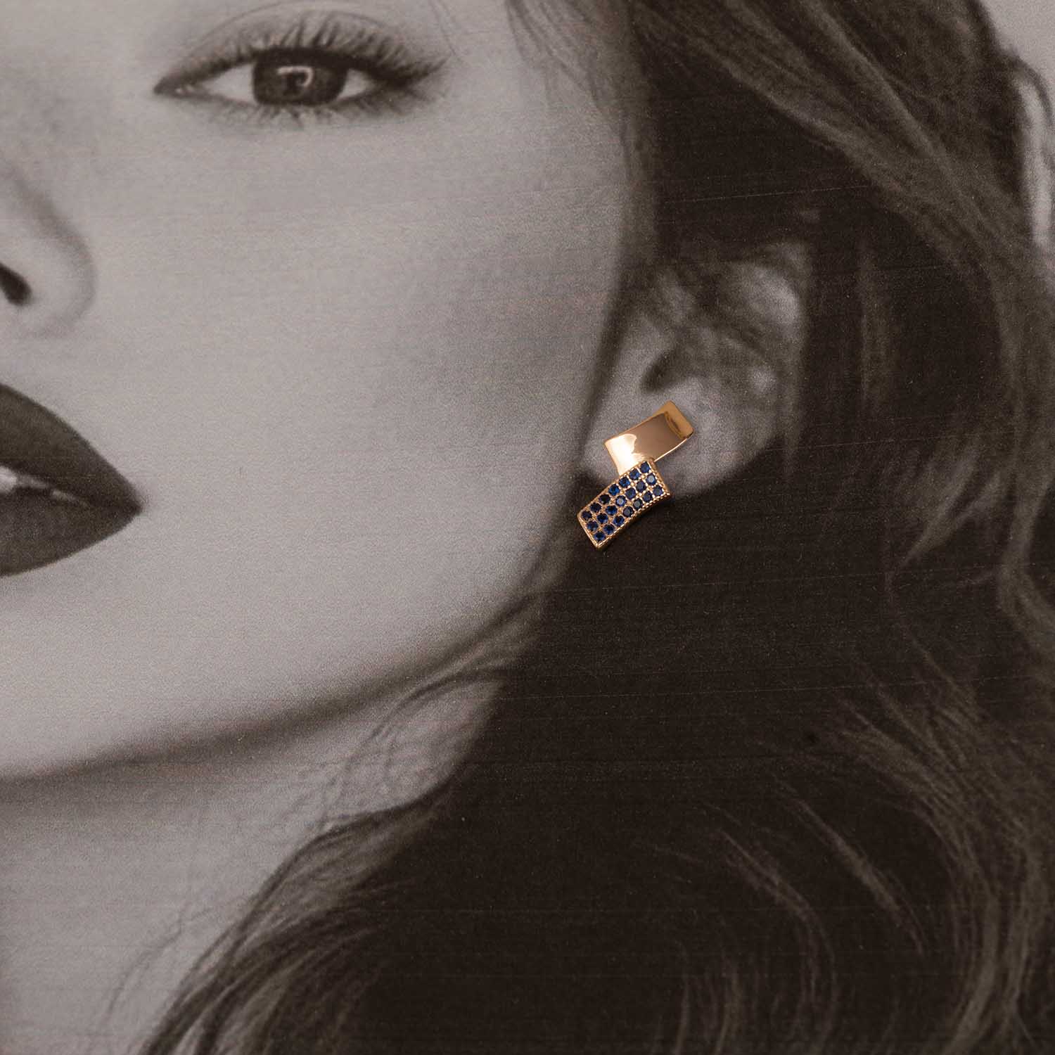 Tiny Rose Gold Earrings