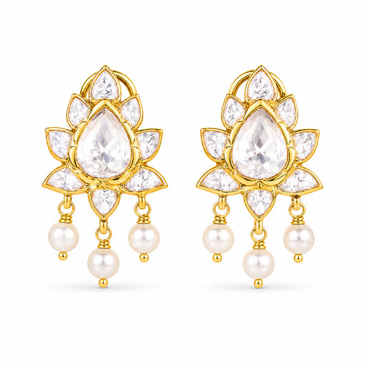 Polki Kundan Earrings