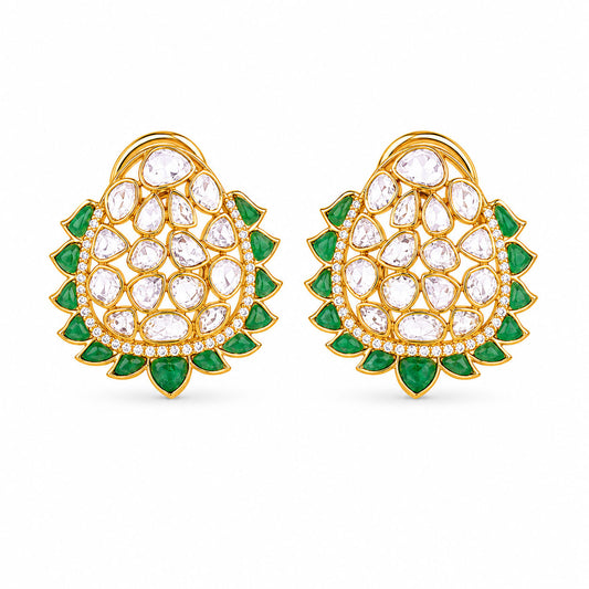 Polki Kundan Earrings