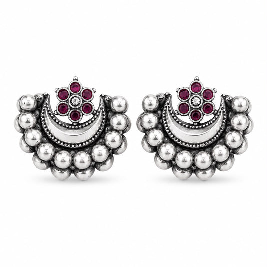 Oxidised Silver Earrings