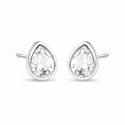 Silver Drop Studs
