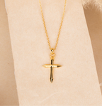 Gold Cross Neck Chain