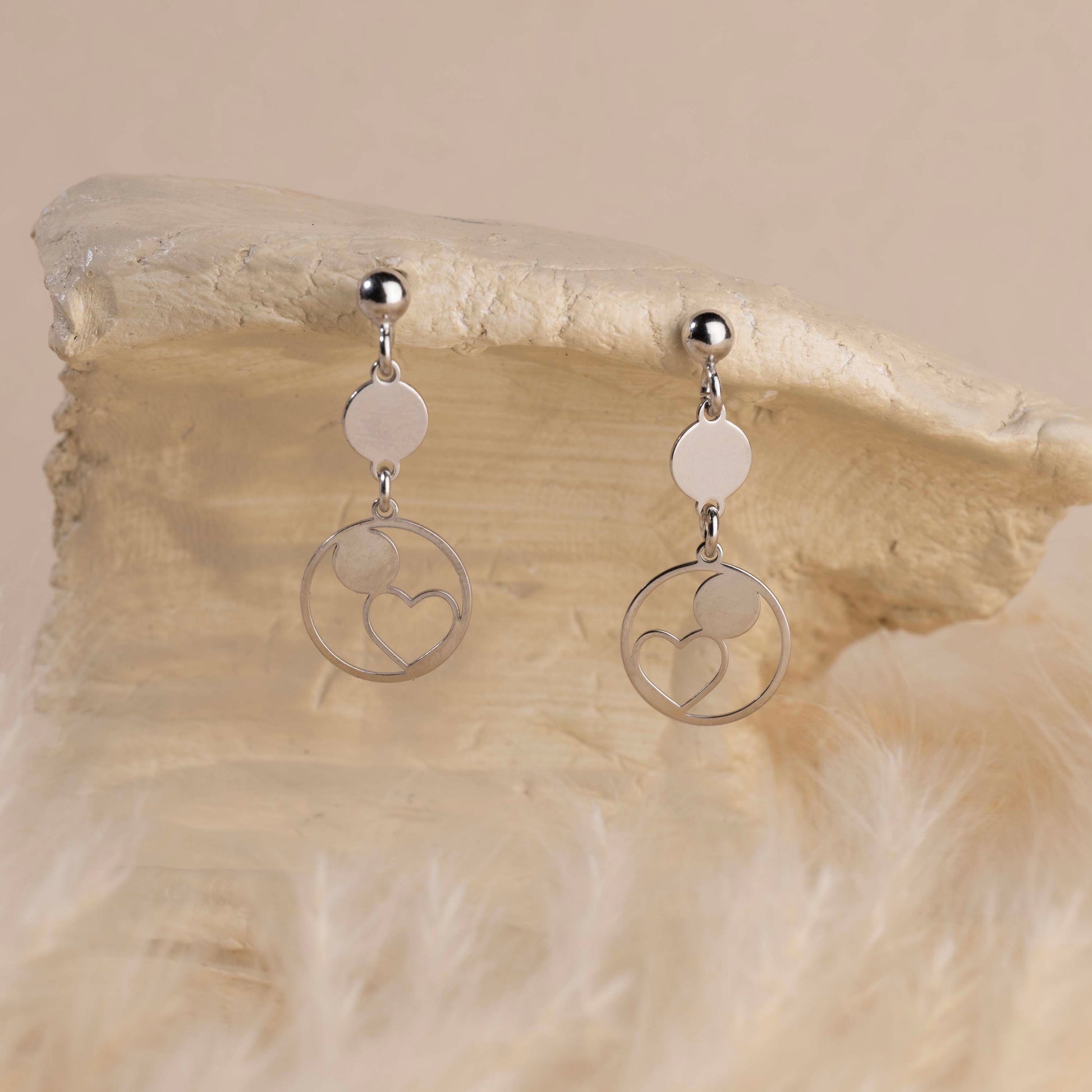 sterling silver aesthetic earrings|925 silver earrings|gift for her
