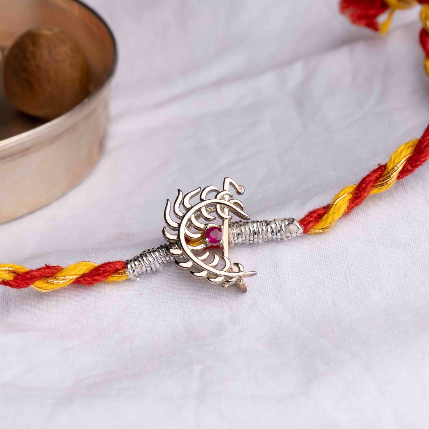 Silver Rakhi