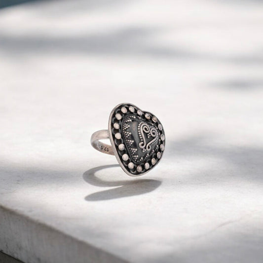 Silver Oxidized Rings