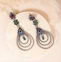 Silver oxidised Earrings